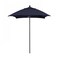 California Umbrella 6' Black Aluminum Market Patio Umbrella, Sunbrella Navy 194061334102 - alternate 1